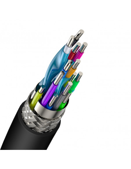 
HDMI didelės raiškos 2.0 kabelis, 5 m, juodas
