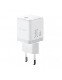 
„Palm“ 30 W USB-C sieninis įkroviklis – baltas
