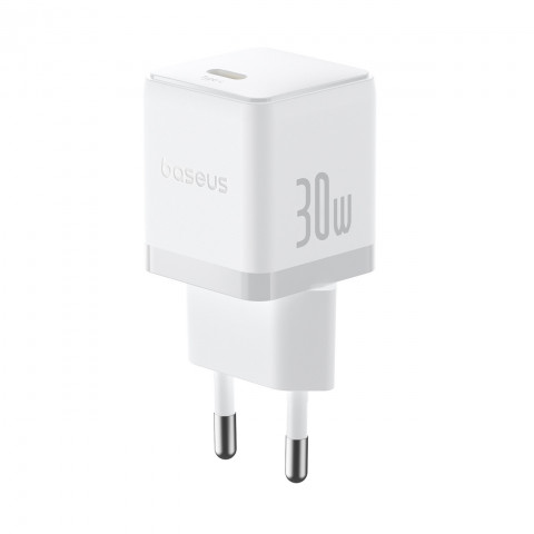 
„Palm“ 30 W USB-C sieninis įkroviklis – baltas
