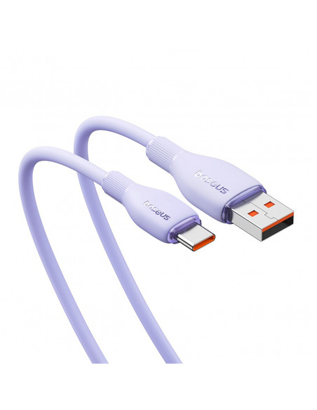 
Pudding USB-A USB-C 100W 2m kabelis – violetinis
