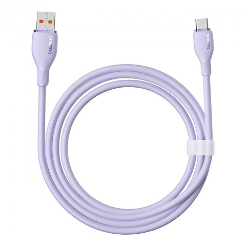 
Pudding USB-A USB-C 100W 2m kabelis – violetinis
