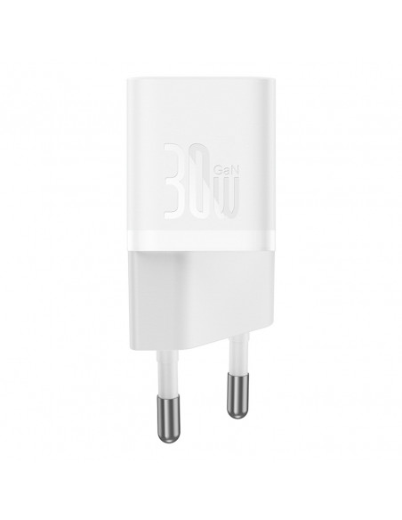 
GaN5 USB-C 30W mini sieninis įkroviklis – baltas
