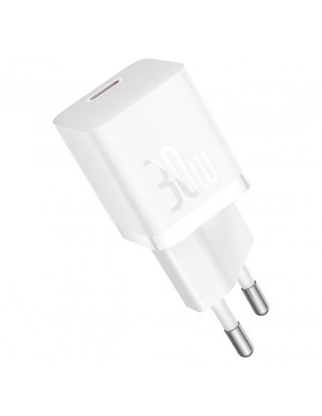 
GaN5 USB-C 30W mini sieninis įkroviklis – baltas
