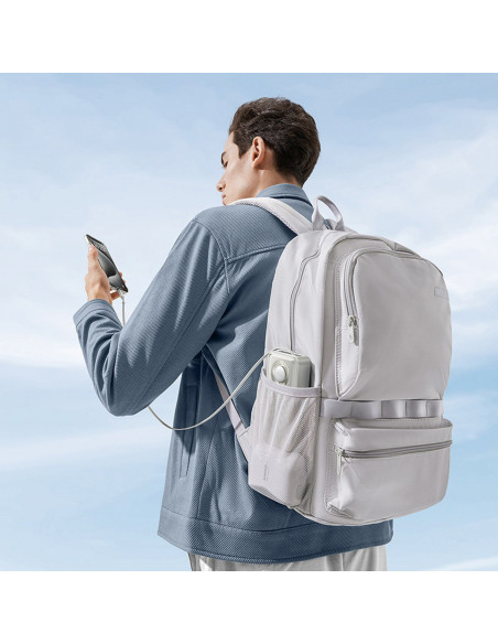 
20000mAh 65W nešiojama baterija su ištraukiamu USB-C laidu – pilka
