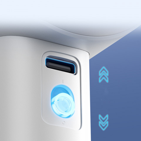 
Mini nešiojamas ventiliatorius - 3600mAh - baltas
