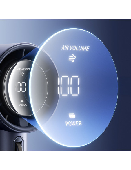 
Mini nešiojamas ventiliatorius - 3600mAh - mėlynas
