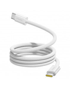 
USB-C 100W 1m pintas magnetinis kabelis – baltas
