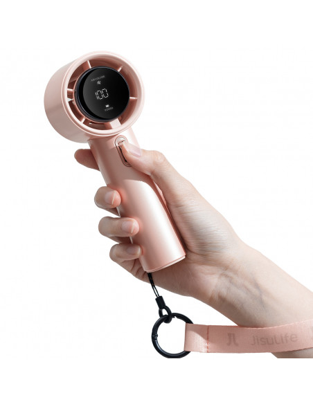 
Mini nešiojamas ventiliatorius - 3600mAh - rožinis
