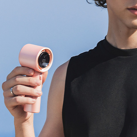 
Mini nešiojamas ventiliatorius - 3600mAh - rožinis
