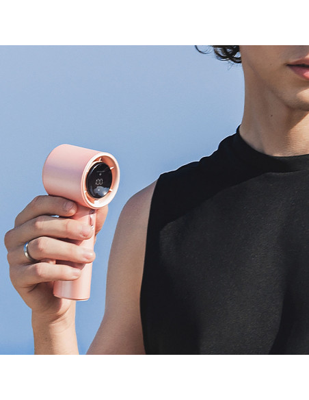 
Mini nešiojamas ventiliatorius - 3600mAh - rožinis
