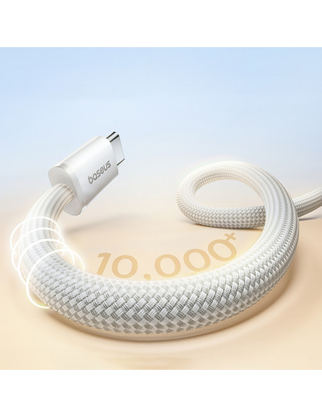 
USB-C 100W 1m pintas magnetinis kabelis – baltas
