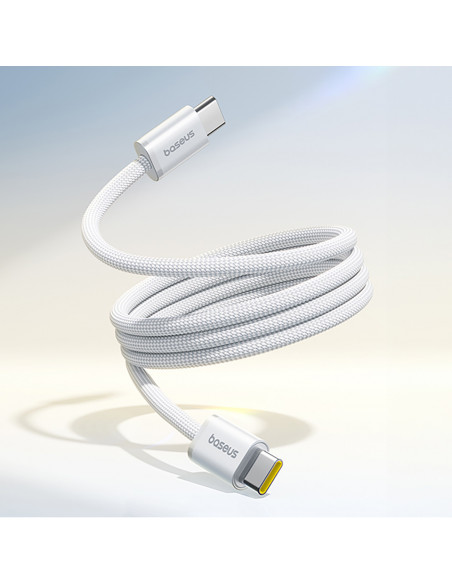 
USB-C 100W 1m pintas magnetinis kabelis – baltas
