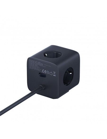 
Maitinimo blokas, kubinis, USB-A, USB-C, lizdas EU, 67W, 1,5 m
