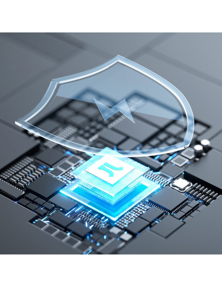 
Mini nešiojamas ventiliatorius USB-C 3600mAh - juodas
