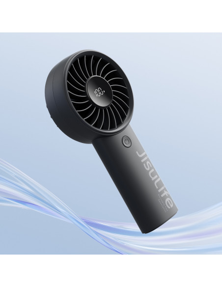 
Mini nešiojamas ventiliatorius USB-C 3600mAh - juodas
