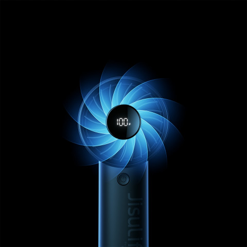 
Mini nešiojamas ventiliatorius USB-C 5000mAh - juodas
