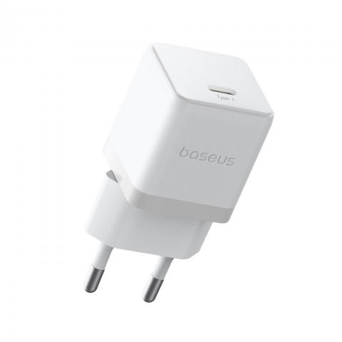 
„Palm“ 30 W USB-C sieninis įkroviklis – baltas
