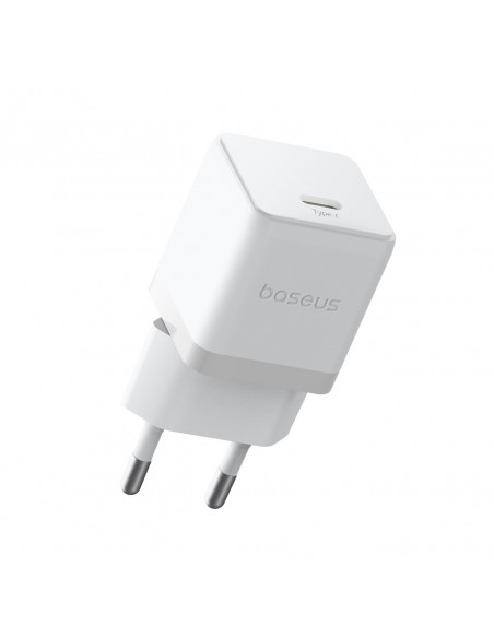 
„Palm“ 30 W USB-C sieninis įkroviklis – baltas
