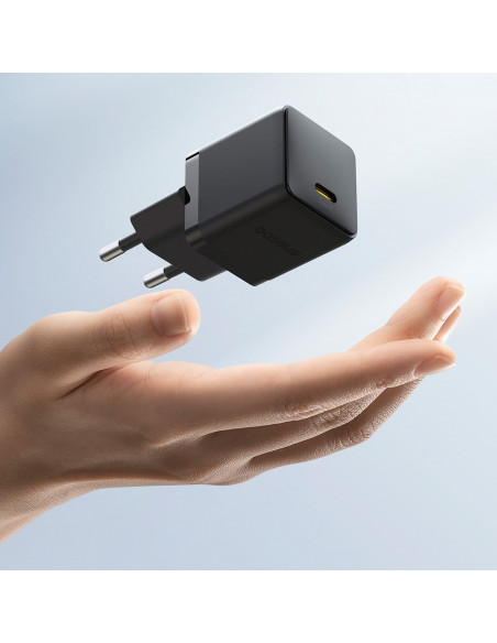 
„Palm“ 30 W USB-C sieninis įkroviklis – baltas
