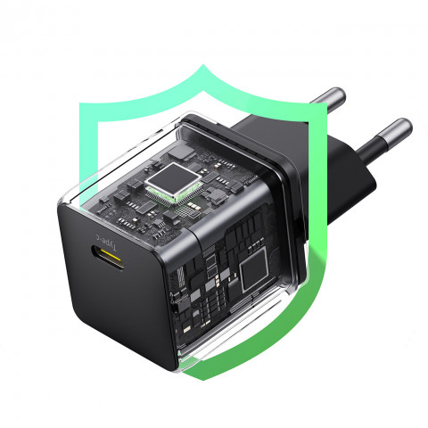 
„Palm“ 30 W USB-C sieninis įkroviklis – baltas
