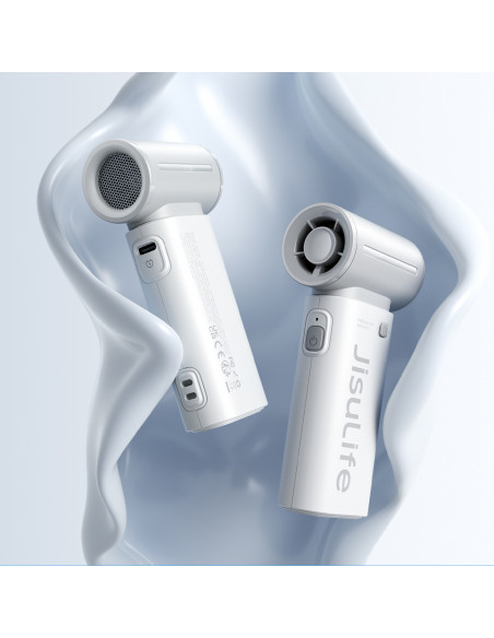 
Mini nešiojamas USB-C 5000mAh ventiliatorius – pilkas
