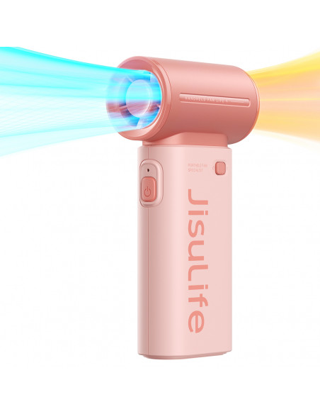 
Mini nešiojamas USB-C 5000mAh ventiliatorius – rožinis
