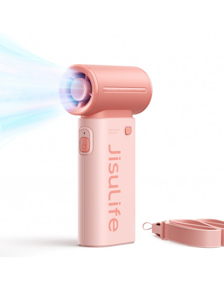 
Mini nešiojamas USB-C 5000mAh ventiliatorius – rožinis
