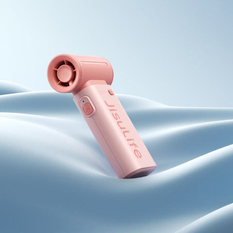 
Mini nešiojamas USB-C 5000mAh ventiliatorius – rožinis
