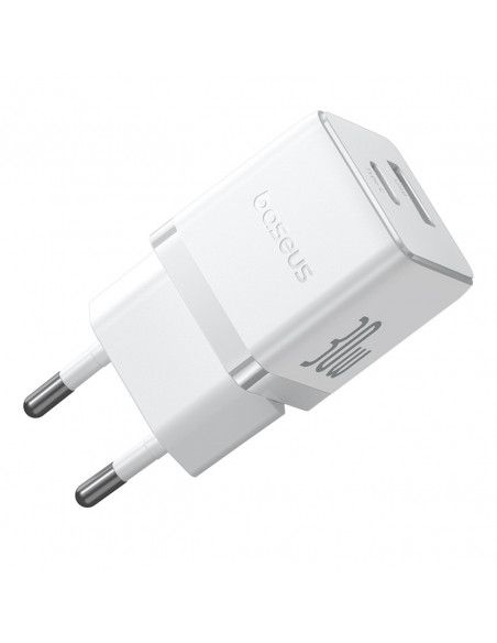 
„Palm“ 30 W USB-C USB-A sieninis įkroviklis – baltas
