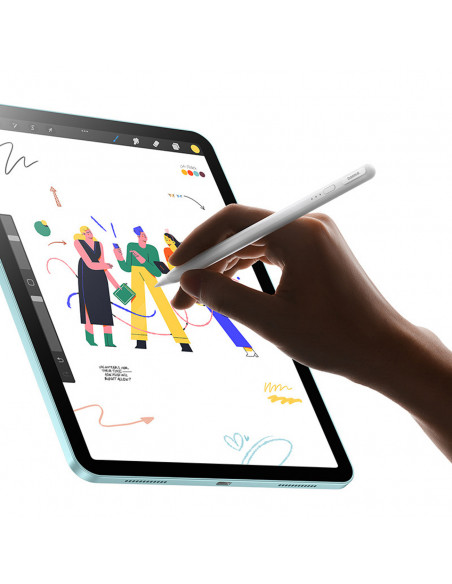 
„Smooth Writing 3“ aktyvus rašiklis su rašymo kampo aptikimu, USB-C – baltas
