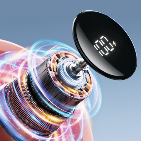 
Mini nešiojamas ventiliatorius USB-C 5000mAh - rožinis
