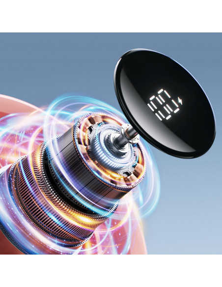 
Mini nešiojamas ventiliatorius USB-C 5000mAh - rožinis
