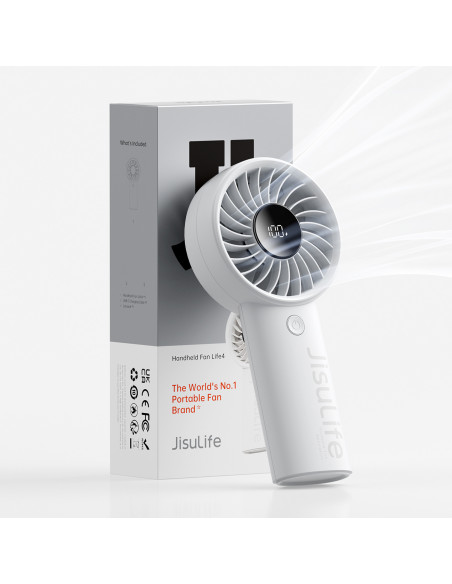 
Mini nešiojamas ventiliatorius USB-C 5000mAh - pilkas
