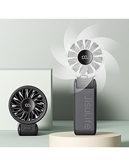 
Mini nešiojamas USB-C 3600mAh ventiliatorius – juodas
