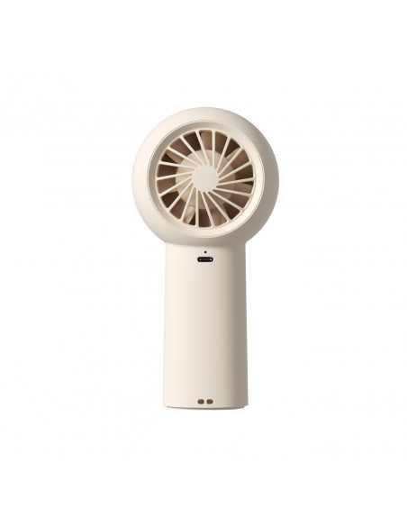 
Nešiojamas mini ventiliatorius su USB-C 4000mAh ventiliatoriumi – smėlio spalvos
