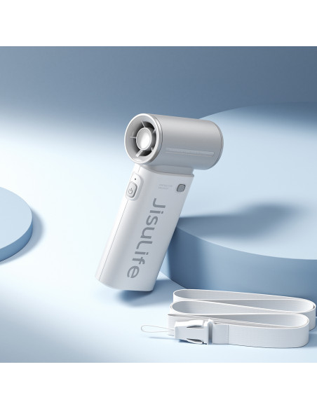 
Mini nešiojamas USB-C 3600mAh ventiliatorius – pilkas
