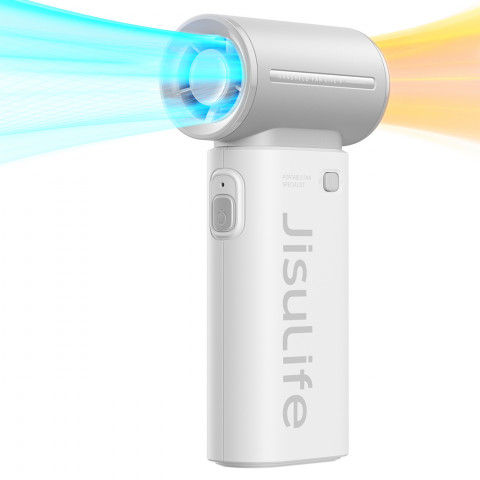 
Mini nešiojamas USB-C 3600mAh ventiliatorius – pilkas
