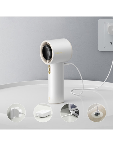 
Mini nešiojamas ventiliatorius - 3600mAh - baltas
