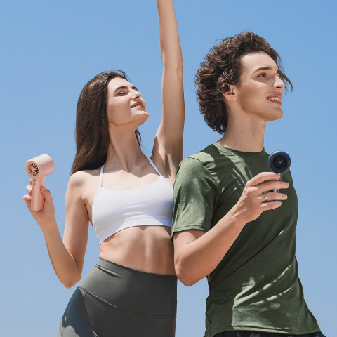 
Mini nešiojamas ventiliatorius - 3600mAh - mėlynas
