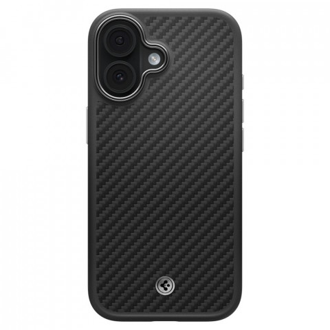 
„iPhone 17 MagSafe“ dėklas – juodas ir sidabrinis
