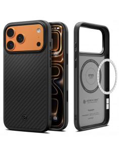 
„iPhone 17 Pro Max“ „MagSafe“ dėklas – juodas
