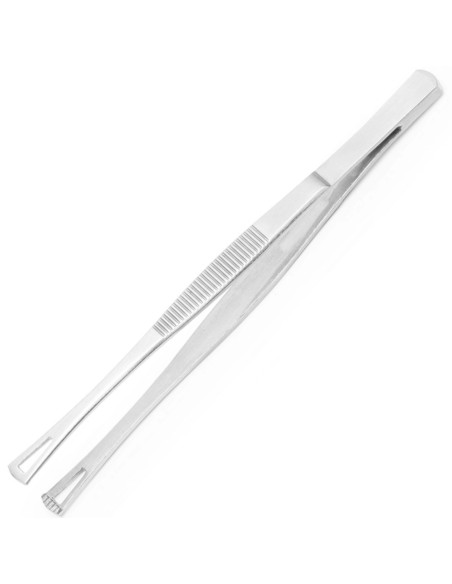 Virtuvinis pincetas su kvadratiniais antgaliais ir skylutėmis 145 mm - Hendi 680162 Virtuvinis pincetas su kvadratiniais antgaliais ir skylutėmis 145 mm - Hendi 680162