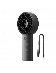 
Mini nešiojamas ventiliatorius USB-C 3600mAh - juodas

