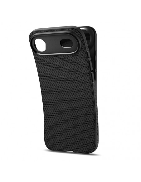 
„Liquid Air“ apsauginis dėklas, skirtas „iPhone 17 Air“ – matinės juodos spalvos
