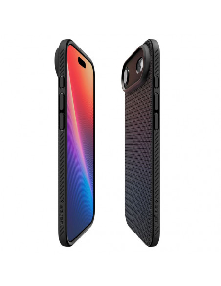 
„Liquid Air“ apsauginis dėklas, skirtas „iPhone 17 Air“ – matinės juodos spalvos
