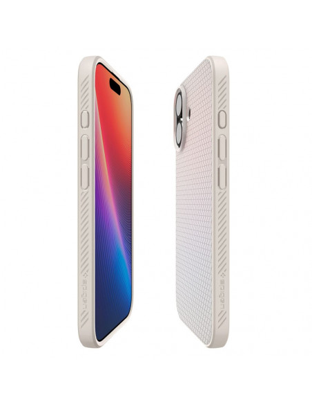 
Apsauginis „Liquid Air“ galinis dėklas, skirtas „iPhone 17“ – titano spalvos
