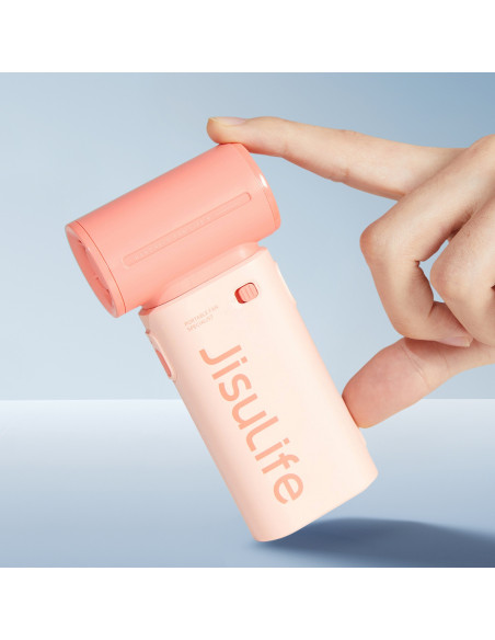 
Mini nešiojamas USB-C 5000mAh ventiliatorius – rožinis
