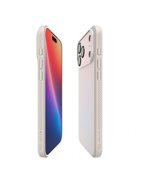 
Apsauginis „Liquid Air“ dėklas, skirtas „iPhone 17 Pro“ – titano spalvos
