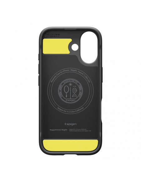 
„iPhone 17 Rugged Armor MagSafe“ apsauginis dėklas – matinės juodos spalvos
