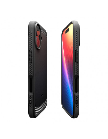 
„iPhone 17 Rugged Armor MagSafe“ apsauginis dėklas – matinės juodos spalvos
